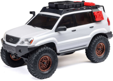 RC auto Axial SCX24 Lexus GX 470 1:24 4WD RTR, biele