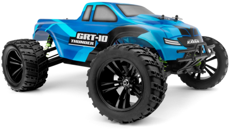 RC auto KAVAN GRT-10 Thunder 2,4 GHz 4WD Monster Truck 1:10, modrá