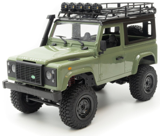 RC auto Land Rover Defender T98 V2 1/12, zelená + náhradná batéria