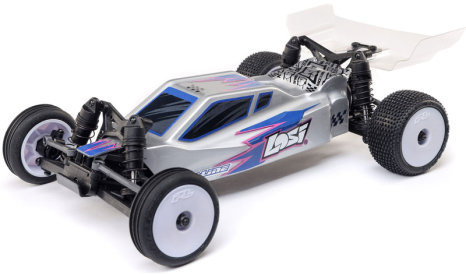 RC auto Losi Micro-B 1:24 RTR, strieborné