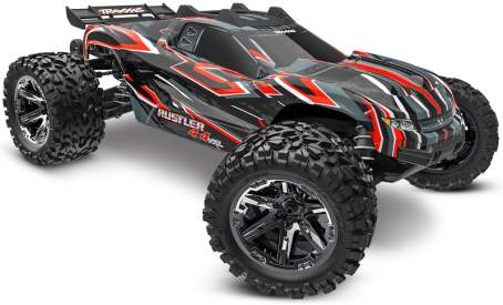 RC auto Traxxas Rustler 1:10 VXL HD 4WD RTR, červené