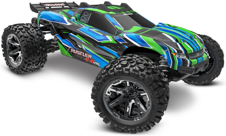 RC auto Traxxas Rustler 1:10 VXL HD 4WD RTR, zelené