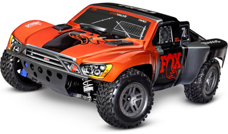 RC auto Traxxas Slash 1:10 BL-2S 4WD RTR Fox