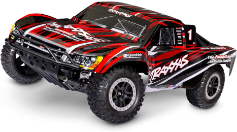 RC auto Traxxas Slash 1:10 HD RTR, červené