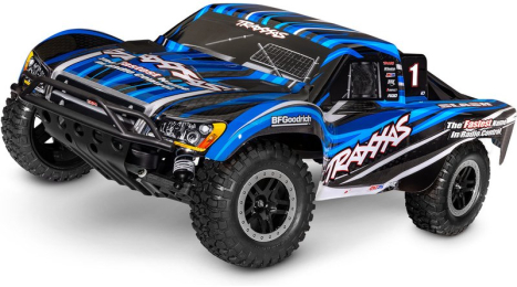 RC auto Traxxas Slash 1:10 HD RTR, modré