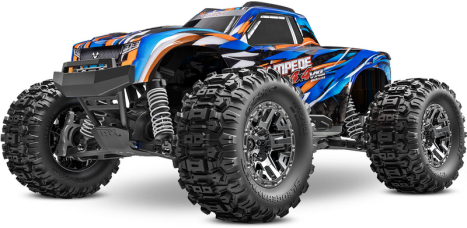 RC auto Traxxas Stampede 1:10 4x4 VXL RTR, oranžová