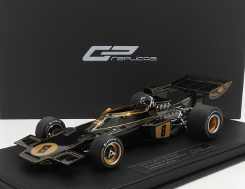 Repliky Lotus F1 72d John Player Team Lotus N 8 Winner British Gp Brands Hatch - Majster sveta - 15. júl 1972 Emerson Fittipaldi 1:18 Black Gold