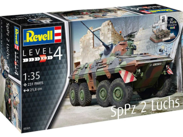 Revell SpPz2 Luchs, 3D puzzle (1:35)