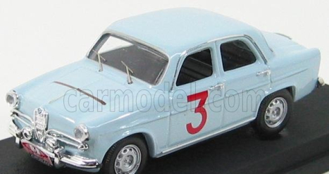 Rio-models Alfa romeo Giulietta Ti N 3 Rally Montecarlo 1960 E.carlsson 1:43 Light Blue