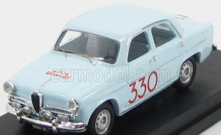 Rio-models Alfa romeo Giulietta Ti N 330 Rally Montecarlo 1964 Pinasco - Sanfilippo 1:43 Svetlo modrá