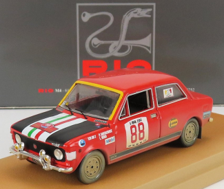 Rio-models Fiat 128 Rally N 88 Rally Isola D' Elba 1972 P.santacroce - L.versi 1:43 Červená čierna