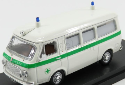 Rio-models Fiat 238 Ambulanza Croce Verde Lugano - Svizzera 1:43 Bielozelená