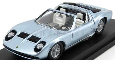 Rio-models Lamborghini Miura Roadster Bertone Single Sample Bruxels Motor Show 1968 1:43 Modrá