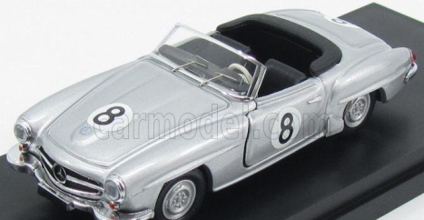 Rio-models Mercedes benz 190sl Spider N 8 Winner Macau Gp 1956 D.steane 1:43 Strieborný