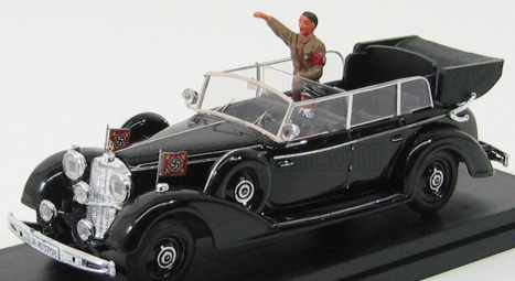 Rio-models Mercedes Benz 770k s postavou Hitlera 1942 1:43 čierna