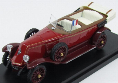 Rio-models Renault 40cv Cabriolet Open Presidential 1925 - Osobný automobil Gaston Doumergue 1:43 2 Tones Red