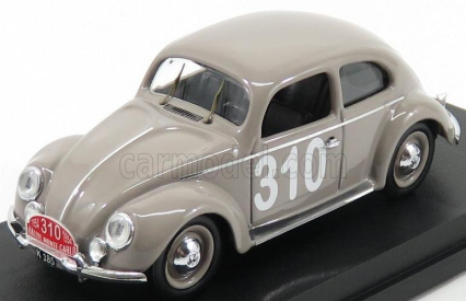 Rio-models Volkswagen Beetle Maggiolino N 310 Rally Montecarlo 1954 Mourier - Ramsing 1:43 Grey