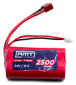 RMT models Li-Ion 2500 mAh 7,4V 15C T-Dean