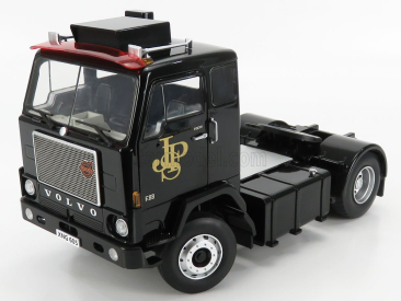 Road-kings Volvo F88 Tractor Truck Team Jps 2-assi 1977 1:18 čierna