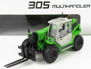 Ros-model Sennebogen 305 Multihandler Teleskopický traktor 1:50 zelená strieborná