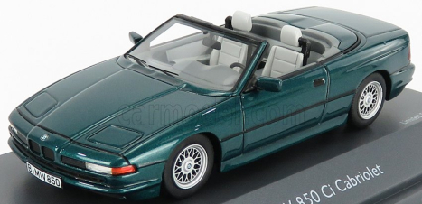 Schuco BMW 850i Cabriolet Otvorený 1990 1:43 Zelená