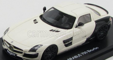 Schuco Mercedes Benz Sls Coupe Brabus 700 Biturbo 2011 1:43 biela čierna