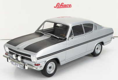 Schuco Opel Kadett B Rally Coupe 1966 1:18 strieborná čierna