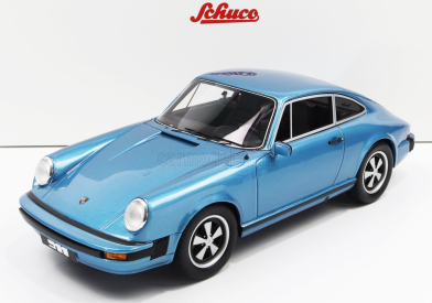 Schuco Porsche 911 Coupe 1974 1:18 Modrá