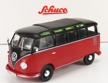 Schuco Volkswagen T1b Samba Minibus 1962 1:32 Červená čierna