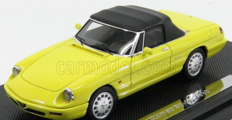 Silas Alfa romeo Spider Closed 1990 4ª Ed Ultima Serie - The Last 1:43 Giallo Ginestra - Yellow