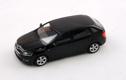 Abrex Škoda Rapid Spaceback (2013) 1:43 – čiarna magic metalíza