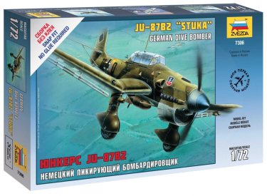 Snap Kit lietadlo 7306 - Ju-87B2 Stuka (1:72)