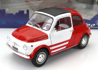 Solido Fiat 500 Robe Di Kappa 1965 1:18 Červená biela