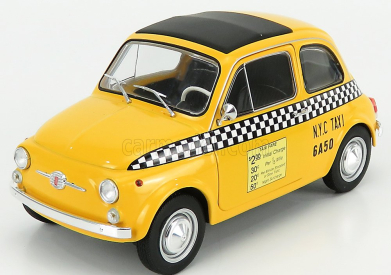 Solido Fiat 500 Taxi Nyc New York City 1965 1:18 Žltá