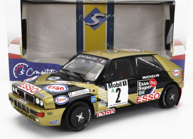 Solido Lancia Delta Hf H.f. Grifone Srl N 2 3. Rally Deutschland 1989 Y.loubet - J.m.andrie 1:18 Zlatá čierna