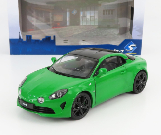 Solido Renault Alpine A110 Pure Coupe 2021 - Čierne disky 1:18 Green Met