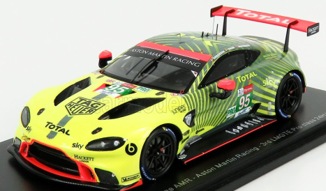 Spark-model Aston Martin Vantage Amr 4.5l Turbo V8 Team Aston Martin Racing N 95 24h Le Mans 2020 M.sorensen - N. Thiim - R.westbrook 1:43 Yellow