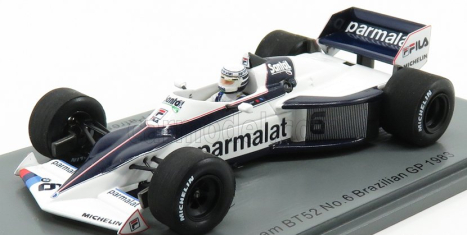 Spark-model Brabham F1 Bt52 N 6 Brazilian Gp 1983 Riccardo Patrese 1:43 Biela modrá