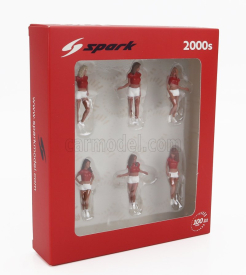 Spark-model Figúrky Set 6x Grid Girls 2000s 1:43 Ružová červená biela