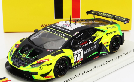 Spark-model Lamborghini Huracan Gt3 Evo Team Barwell Motorsport N 77 24h Spa 2019 A.amstutz - L.machitski - R.abra - P.kujala 1:43 Black Yellow