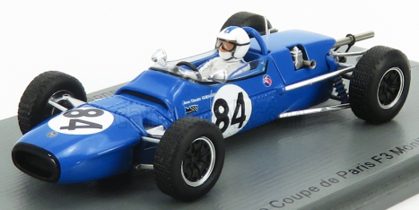 Spark-model Matra F3 Ms5 N 84 4. F3 Paris Montlhery Cup 1967 J.c.guenard 1:43 Modrá