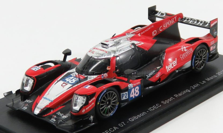 Spark-model Oreca 07 Gibson Team Idec Sport Racing N 48 24h Le Mans 2018 P.lafargue -p.l.chatin - M.rojas 1:43 Červená