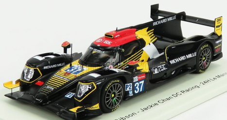 Spark-model Oreca 07 Gibson Team Jackie Chan Dc Racing N 37 24th Le Mans 2020 G.aubry - W.stevens - H.p.tung 1:43 Black Yellow