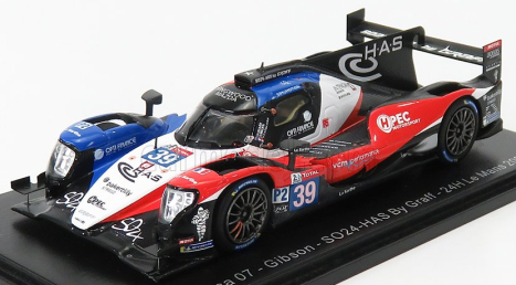 Spark-model Oreca 07 Gibson Team So24-has By Graff N 39 24h Le Mans 2020 J.allen - V.capillaire - C.milesi 1:43 Modrá červená biela