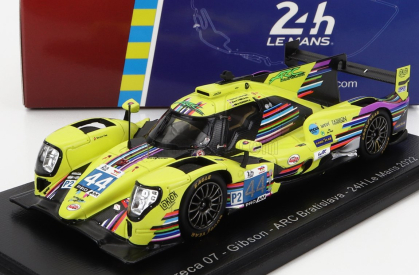 Spark-model Oreca Gibson 07 Gk428 4.2l V8 Team Arc Bratislava N 44 24h Le Mans 2022 M.konopka - B.viscaal - T.vautier 1:43 Yellow Black