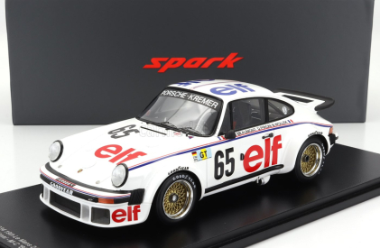 Spark-model Porsche 911 934 Team Porsche Kremer Racing N 65 24h Le Mans 1976 M.c.charmasson - D.pironi - B.wollek 1:18 Biela