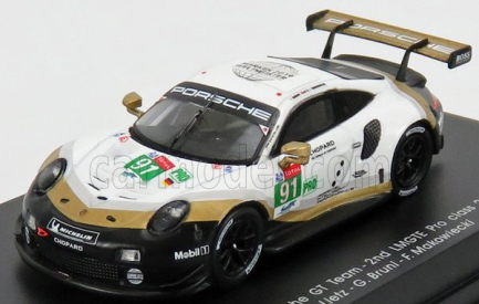 Spark-model Porsche 911 991 Rsr Team Porsche Gt N 91 24h Le Mans 2019 R.lietz - G.bruni - F.makowiecki 1:87 White