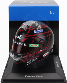 Spark-model prilby Bell F1 Casco Prilba Renault A523 Team Bwt Alpine N 31 Sezóna 2023 Esteban Ocon 1:5 Black Red