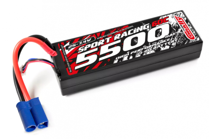 Sport Racing 60C - 5500Mah - 2S - 7,4V - EC5 - tvrdé puzdro