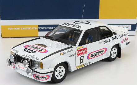 Sun-star Opel Ascona 400 (nočná verzia) N 8 2nd Rally Bianchi 1981 G.colsoul - A.lopes 1:18 Biela